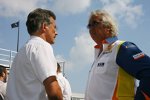 Mario Theissen (BMW Motorsport Direktor) (BMW Sauber F1 Team) und Flavio Briatore (Teamchef) (Renault) 