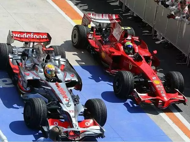 Lewis Hamilton Felipe Massa Titel-Bild zur News: Lewis Hamilton Felipe Massa
