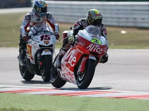 Antonio Elias vor Alex de Angelis Titel-Bild zur News: Antonio Elias vor Alex de Angelis
