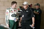 Dale Earnhardt Jr. im Gespräch mit seinem Teamchef Rick Hendrick