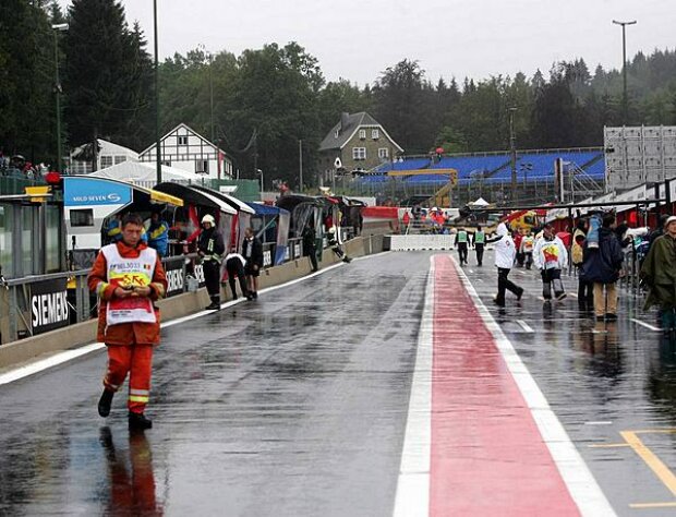 Regen in Spa-Francorchamps