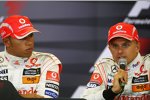 Lewis Hamilton und (McLaren-Mercedes) 