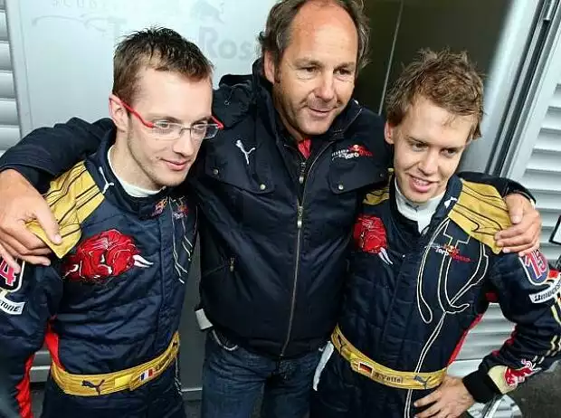 Sébastien Bourdais, Gerhard Berger und Sebastian Vettel Titel-Bild zur News: Sébastien Bourdais, Gerhard Berger und Sebastian Vettel