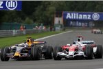 David Coulthard (Red Bull) und Jarno Trulli (Toyota) 