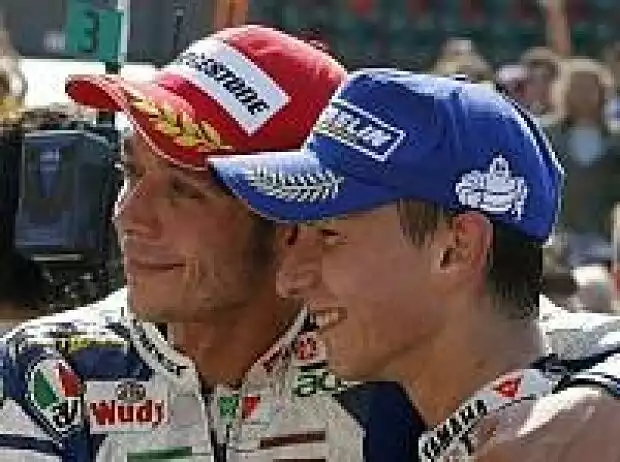 Titel-Bild zur News: Valentino Rossi Jorge Lorenzo