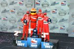 Helio Castroneves, Scott Dixon, Ryan Briscoe