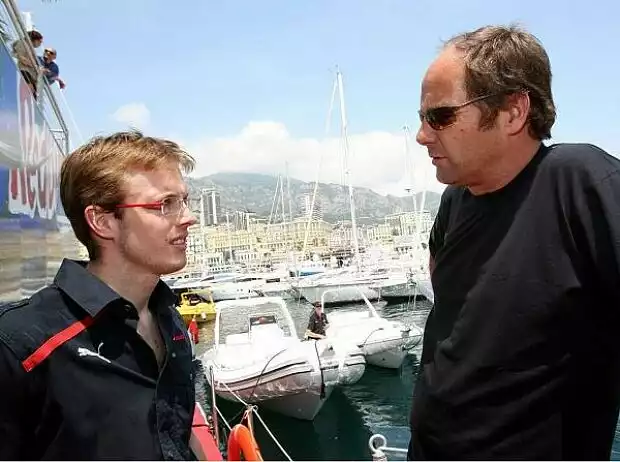 Titel-Bild zur News: Sébastien Bourdais und Gerhard Berger