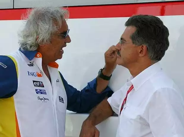 Flavio Briatore und Mario Theissen Titel-Bild zur News: Flavio Briatore und Mario Theissen