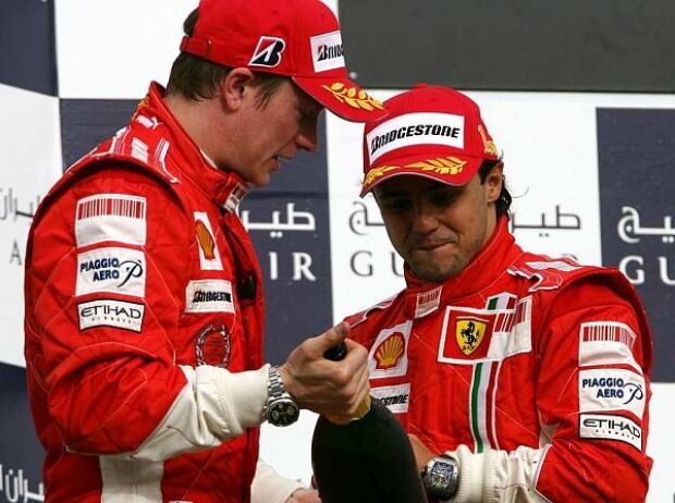 Titel-Bild zur News: Kimi Räikkönen, Felipe Massa