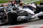 Nick Heidfeld (BMW Sauber F1 Team) und Lewis Hamilton (McLaren-Mercedes) 