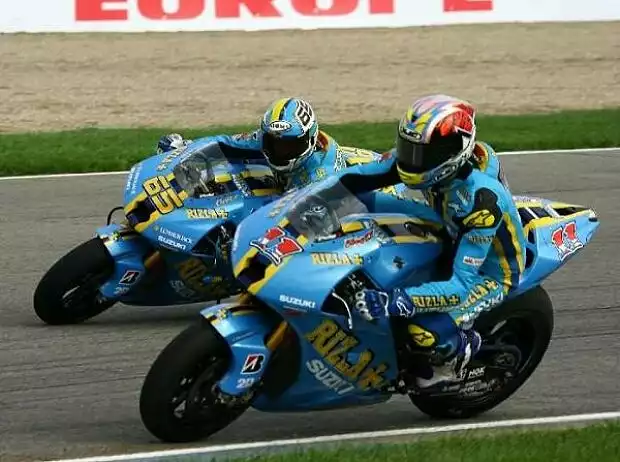 Ben Spies Loris Capirossi Titel-Bild zur News: Ben Spies Loris Capirossi