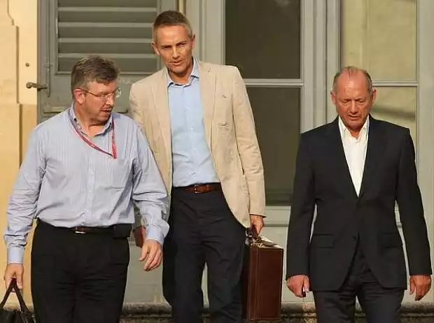 Ross Brawn, Martin Whitmarsh und Ron Dennis Titel-Bild zur News: Ross Brawn, Martin Whitmarsh und Ron Dennis