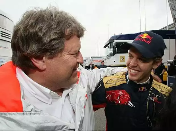 Norbert Haug und Sebastian Vettel Titel-Bild zur News: Norbert Haug und Sebastian Vettel
