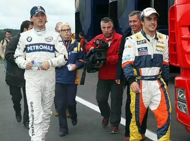 Robert Kubica und Fernando Alonso Titel-Bild zur News: Robert Kubica und Fernando Alonso