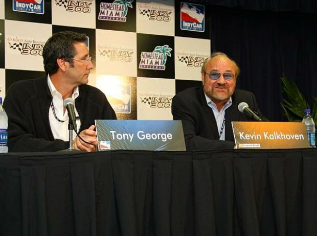 Tony George und Kevin Kalkhoven Tony George und Kevin Kalkhoven