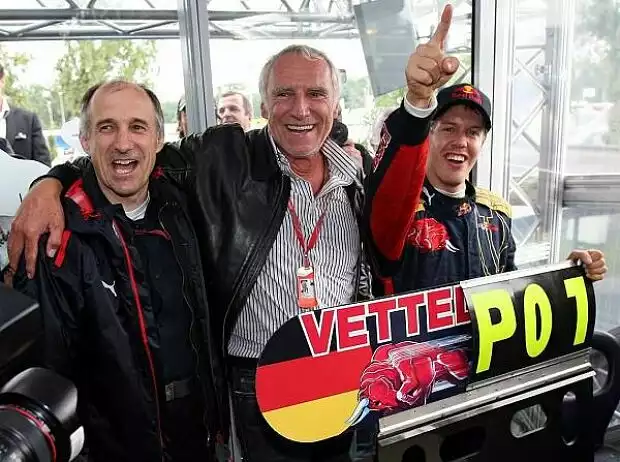 Franz Tost, Dietrich Mateschitz und Sebastian Vettel Titel-Bild zur News: Franz Tost, Dietrich Mateschitz und Sebastian Vettel