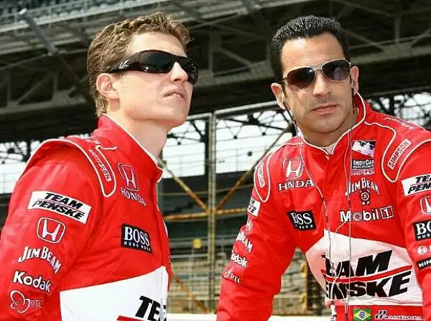 Ryan Briscoe Helio Castroneves Titel-Bild zur News: Ryan Briscoe Helio Castroneves