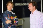 Sebastian Vettel und Christian Horner (Teamchef) (Red Bull) 