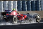 Sebastien Buemi (Toro Rosso) lässt es rauchen