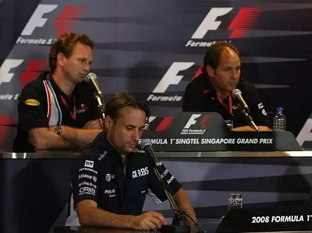 Christian Horner, Adam Parr und Gerhard Berger Titel-Bild zur News: Christian Horner, Adam Parr und Gerhard Berger