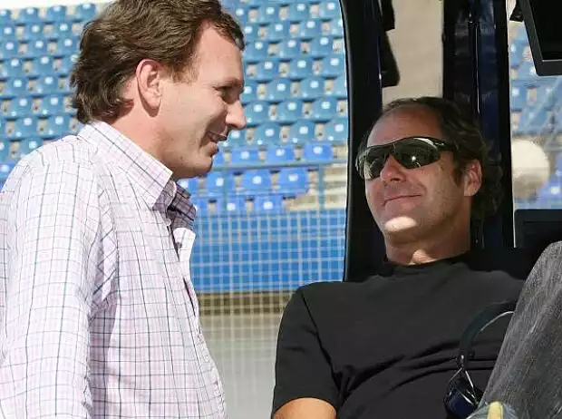 Gerhard Berger (Teamanteilseigner) Christian Horner (Teamchef) Titel-Bild zur News: Gerhard Berger (Teamanteilseigner) Christian Horner (Teamchef)
