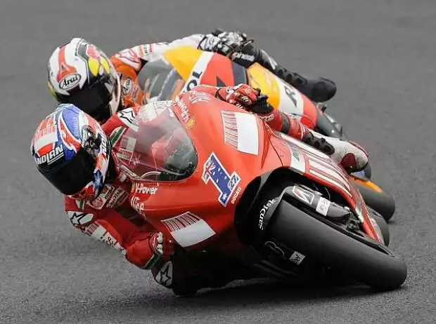 Daniel Pedrosa Casey Stoner Titel-Bild zur News: Daniel Pedrosa Casey Stoner