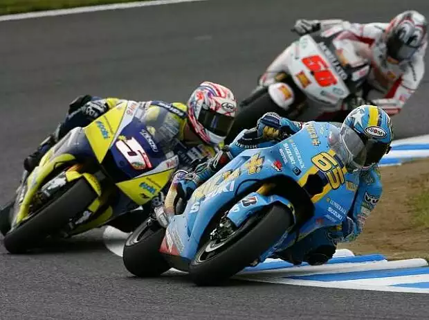 Loris Capirossi Colin Edwards Titel-Bild zur News: Loris Capirossi Colin Edwards