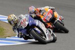 Jorge Lorenzo (Yamaha) und Nicky Hayden (Honda)