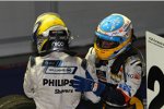 Nico Rosberg (Williams) und Fernando Alonso (Renault)