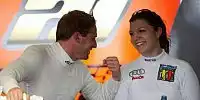 Christijan Albers und Katherine Legge