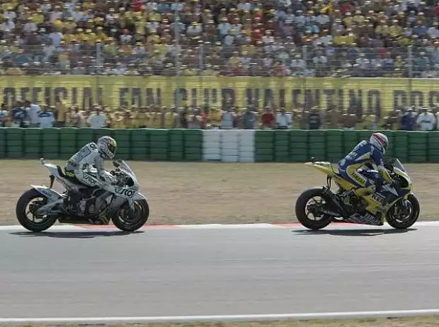 Andrea Dovizioso und James Toseland Titel-Bild zur News: Andrea Dovizioso und James Toseland