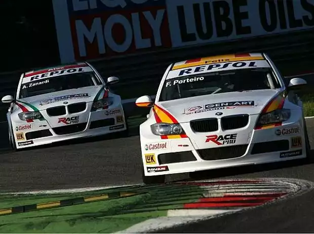 Felix Porteiro vor Alessandro Zanardi Titel-Bild zur News: Felix Porteiro vor Alessandro Zanardi