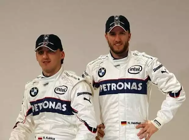 Robert Kubica und Nick Heidfeld Titel-Bild zur News: Robert Kubica und Nick Heidfeld