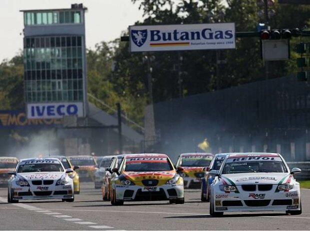 Alessandro Zanardi und das WTCC-Feld Alessandro Zanardi und das WTCC-Feld
