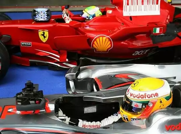 Lewis Hamilton und Felipe Massa Titel-Bild zur News: Lewis Hamilton und Felipe Massa