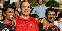 Fürst Albert und Michael Schumacher