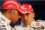 Lewis Hamilton und Heikki Kovalainen (McLaren-Mercedes) 