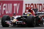 Sébastien Bourdais (Toro Rosso) freut sich über ein gutes Rennen