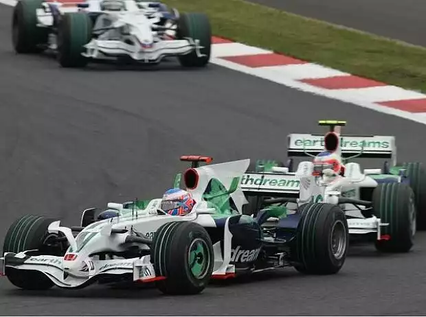 Jenson Button Rubens Barrichello Titel-Bild zur News: Jenson Button Rubens Barrichello