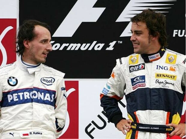 Titel-Bild zur News: Robert Kubica und Fernando Alonso