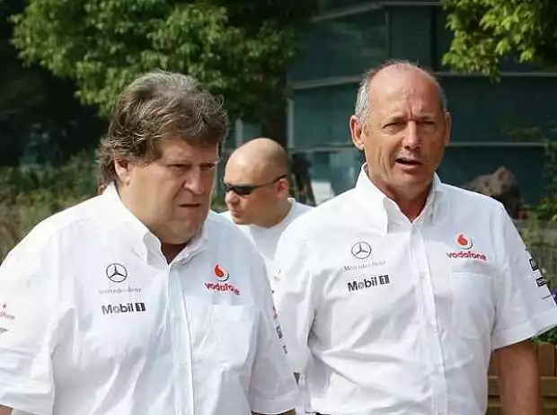 Norbert Haug und Ron Dennis Titel-Bild zur News: Norbert Haug und Ron Dennis