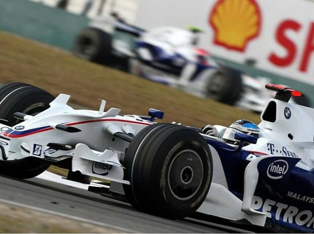 Nick Heidfeld vor Robert Kubica 