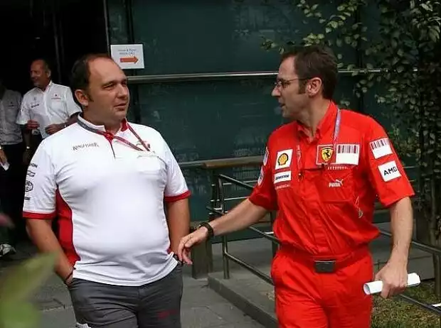 Colin Kolles und Stefano Domenicali Titel-Bild zur News: Colin Kolles und Stefano Domenicali