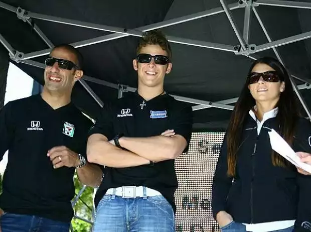 Tony Kanaan Marco Andretti Danica Patrick Titel-Bild zur News: Tony Kanaan Marco Andretti Danica Patrick