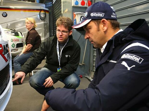 Jörg Müller und Redakteur Stefan Ziegler Jörg Müller und Redakteur Stefan Ziegler