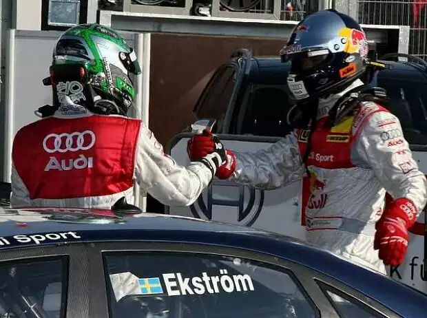 Timo Scheider und Mattias Ekström Titel-Bild zur News: Timo Scheider und Mattias Ekström