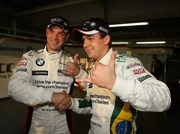 Jörg Müller und Augusto Farfus Titel-Bild zur News: Jörg Müller und Augusto Farfus