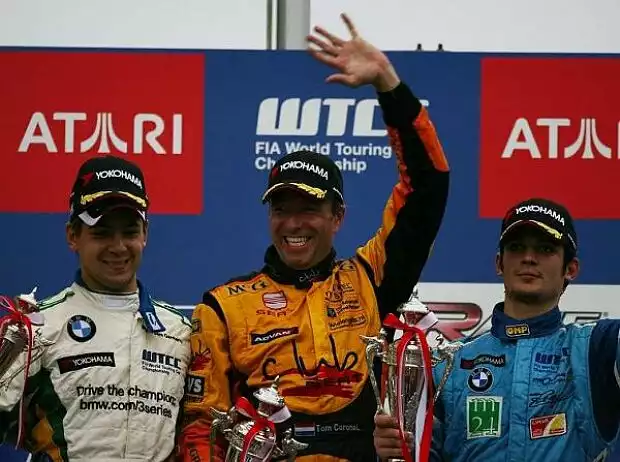 Titel-Bild zur News: Augusto Farfus, Tom Coronel, Sergio Hernández