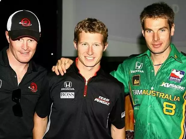 Scott Dixon Ryan Briscoe Will Power Titel-Bild zur News: Scott Dixon Ryan Briscoe Will Power