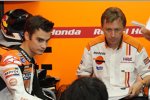 Daniel Pedrosa und Mike Leitner